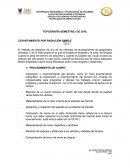 LEVANTAMIENTO POR RADIACIÓN SIMPLE