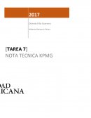 NOTA TECNICA KPMG