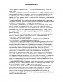 Informe de lectura de comunicación y neoliberalismo