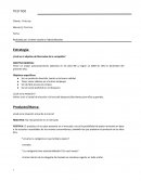 ¿Cuál es el objetivo de Mercadeo de la compañía?