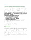 ¿Cómo y por qué se debe realizar la Investigación de Mercados?