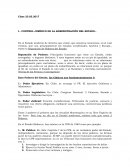 CONTROL JURÍDICO DE LA ADMINISTRACIÓN DEL ESTADO