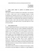 LAS GRANDES CARACTERÍSTICAS CLAVE DE LAS ESCUELAS EFECTIVAS