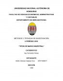 MÉTODOS Y TÉCNICAS DE INVESTIGACIÓN II PERÍODO 2016 “TIPOS DE MARCO MUESTRAL”