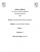 LOGICA JURIDICA “EL JUICIO LOGICO JURIDICO”