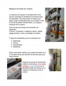 Máquina Universal de Tensión