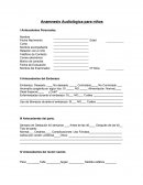 Anamnesis fonoaudiologica