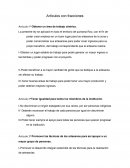 Artículos con fracciones Artículo 1º-Obtener un área de trabajo céntrico