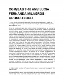 CGM(SAB 7-10 AM)/ LUCIA FERNANDA MILAGROS OROSCO LUGO