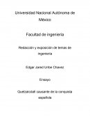 Quetzalcóatl causante de la conquista española