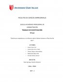 Gestión por competencias y su influencia sobre el talento humano en Plaza Vea Ate