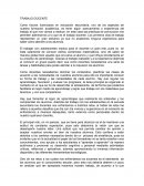 TRABAJO DOCENTE. Como futuros licenciados en educación secundaria