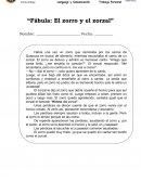 Fábula: El zorro y el zorzal