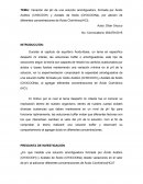 Variación del pH de una solución amortiguadora, formada por Ácido Acético (CH3COOH) y Acetato de Sodio (CH3COONa), por adición de diferentes concentraciones de Ácido Clorhídrico(HCl)