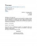 STEEL TECHNOLOGIES DE MEXICO, S.A. DE C.V.