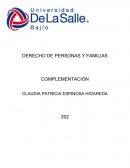 El Derecho de las personas y familias