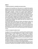 Explicacion sobre alcances y contenidos de la teoría de valor