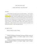 EDUCACIÓN PARA LA PAZ. LA REALIDAD DE NUESTROS DÍAS: LA VIOLENCIA