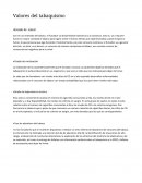 Los Valores del tabaquismo