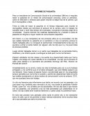 Informe de pasantia en la universidad O&M