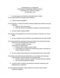 PROGRAMA DE INGENIERÍA AGROECOLÓGICA GEOGRAFÍA DEL TRÓPICO HÚMEDO. Página 1