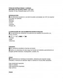 Los Tipos de estructuras y cargas