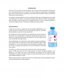 Costo de fabricar una botella de agua