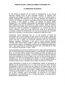 LA PRIMAVERA SILENCIOSA. El libro plantea la situación de una ciudad en Norteamérica