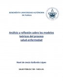 Análisis y reflexión sobre los modelos teóricos del proceso salud-enfermedad