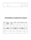 Procedimiento en Caso de Accidentes laborales