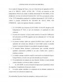 El Ejemplo de contratp de locacion de inmueble