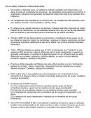 Notas sobre liderazgo transfomacional