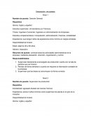 Descripción de puestos Nivel 1 Nombre de puesto: Gerente General