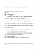 UNA BUENA PROPUESTA DE TRABAJO DE FIN DE CURSO