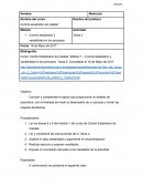 Control estadístico y variabilidad en los procesos Tarea 2
