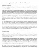 ¿Que teoría de Guerra es la más satisfactoria?