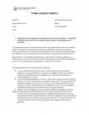 Trabajo de gestión logística