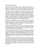 Discurso a las religiones