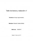 Un Ensayo argumentativo para la clase