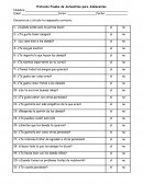 Prueba de autoestima para trabajar con adolescentes