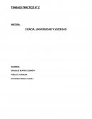 Ciencia, universidad y sociedad