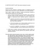 EL SENTIDO DE LEER. TALLER