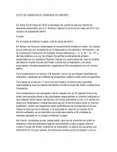 Auto de admision de la demanda de amparo directo