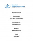 Resumen de La Etica en el trabajo