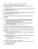 Responde a las siguientes preguntas, tomando como base las NAGAS sección 100 y 200