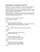 Procedimiento de inventarios perpetuos