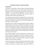 La deserción escolar en mujeres mexicanas