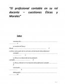 La ética y la profesión contable