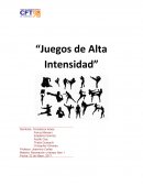 Juegos de Intensidad