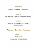 Pobreza y derechos humanos